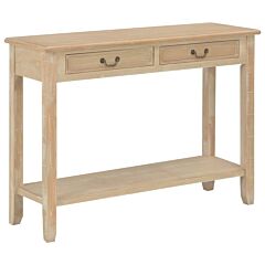 Console Table 43.3"x13.7"x31.4" Wood - Brown