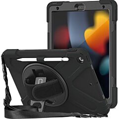 Codi Rugged Carrying Case for 10.2" Apple iPad (7th Generation), iPad (8th Generation), iPad (9th Generation) Tablet - Black