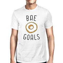 Bae Goals Men's White T-shirt Trendy Graphic Tee For His Birthday