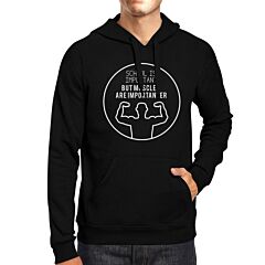 Muscles Are Importanter Black Hoodie