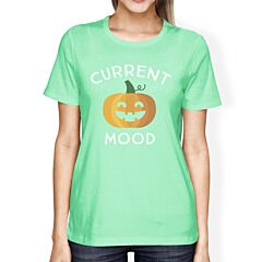 Pumpkin Current Mood Womens Mint Shirt