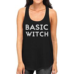 Basic Witch Womens Black Tank Top