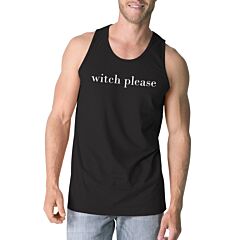 Witch Please Mens Black Tank Top
