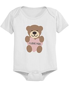 I Love You Baby Bear Cute Infant Bodysuit Great Gift Idea for Holiday